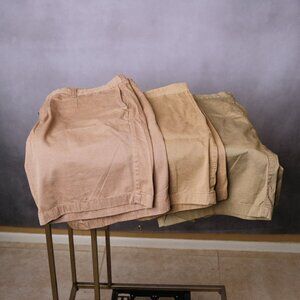 J.Crew Men’s Chino Shorts 3-Pack (Sizes 36–38)